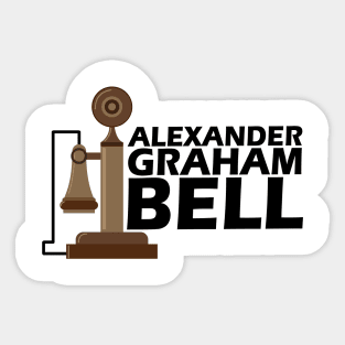 antique telephone Sticker